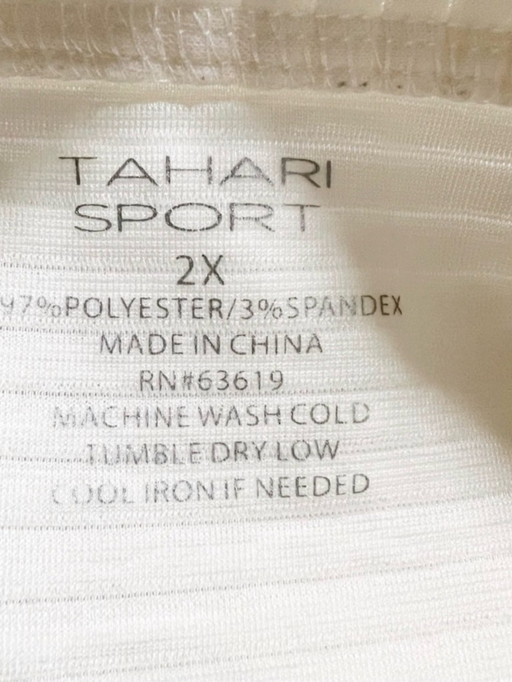 Tahari Sport Ribbed Pullover Sweatshirt - Picture 5 of 5